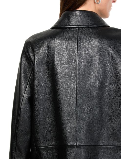 Totême Black Leather Jacket