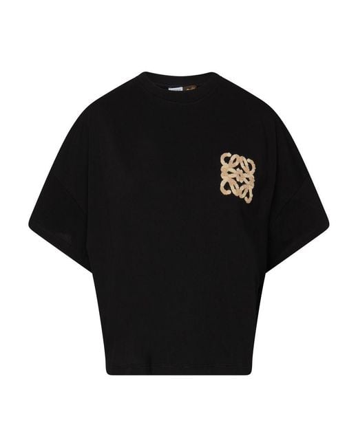Loewe Black Boxy Fit T-Shirt