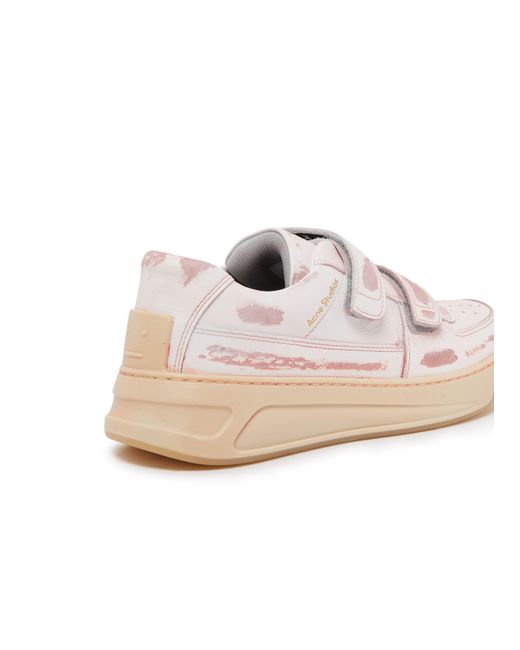 Acne Pink Steffey Cities Sneakers