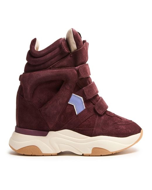 Isabel Marant Red Balskee Sneakers