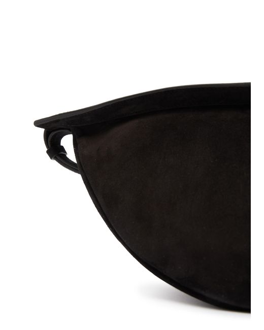 The Row Black Slouchy Belt Bag