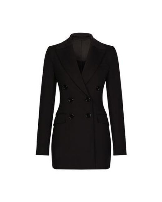 Dolce & Gabbana Black Technical Jersey Jacket