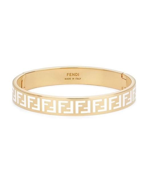 Fendi Metallic Ff Bracelet