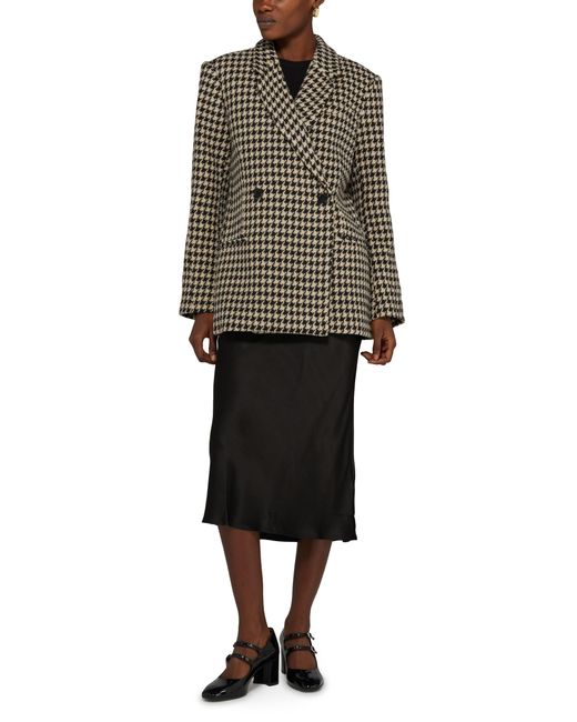 Blazer Kaia - Houndstooth Anine Bing en coloris Black