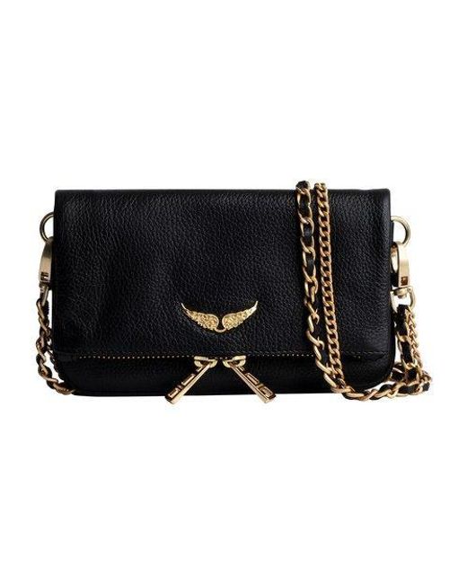 Zadig & Voltaire Rock Nano Clutch in Black Lyst