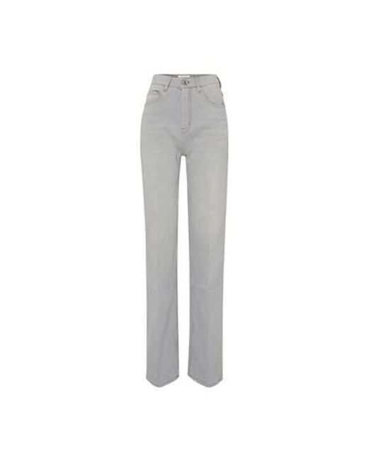AMI Gray Flare Fit Jeans