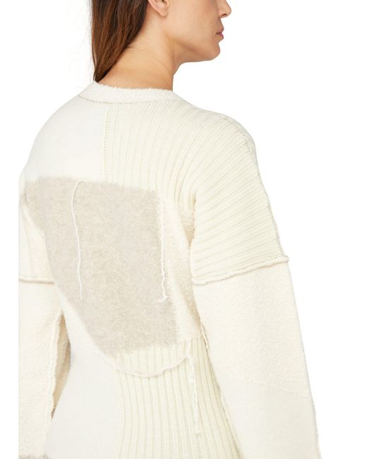 Rohe White Patchwork Sweater