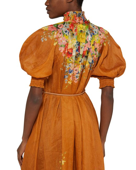 Robe longue Alight Zimmermann en coloris Orange