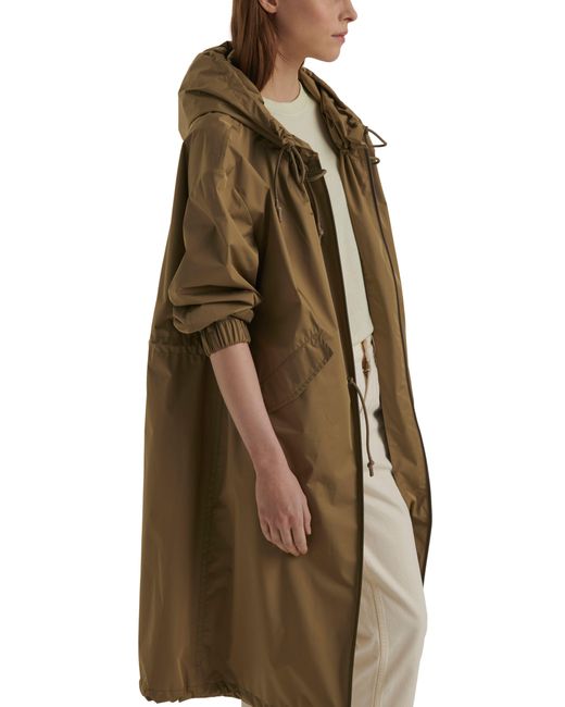 Lightweight top long parka