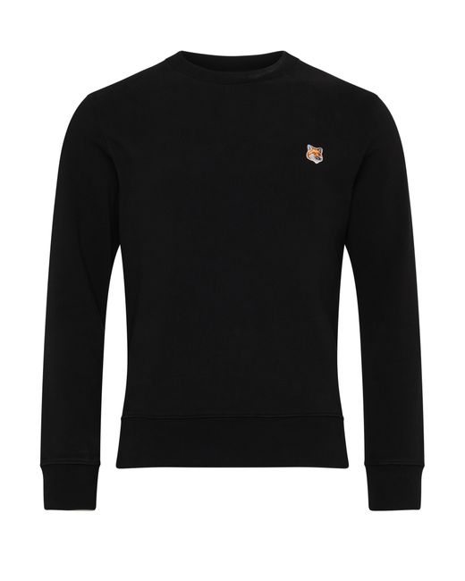 Maison Kitsuné Black Fox Head Patch Sweatshirt for men