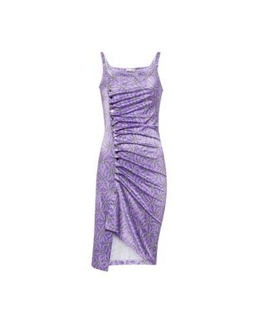 Rabanne Purple Mini Dress