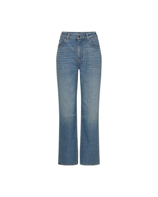 Chloé Blue Straight-Cut Jeans