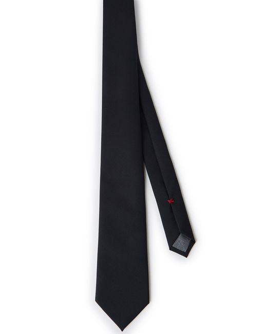 Brunello Cucinelli Black Wool Tie for men