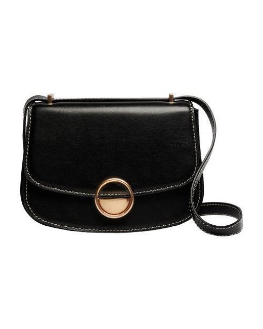 Vanessa Bruno Small Romy Bag With Flap in Black | Lyst