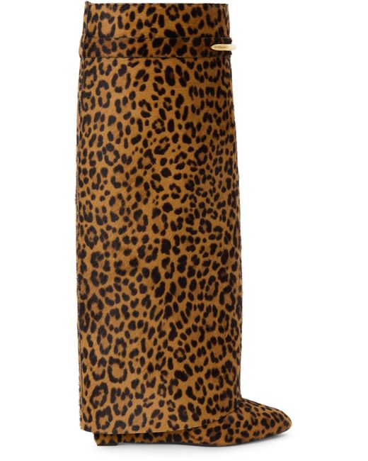 Givenchy Brown Shark Pinch Boots