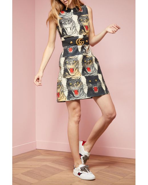 Cat printed dress deals