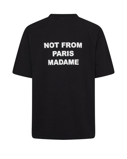 Drole de Monsieur Black The Slogan T-Shirt for men