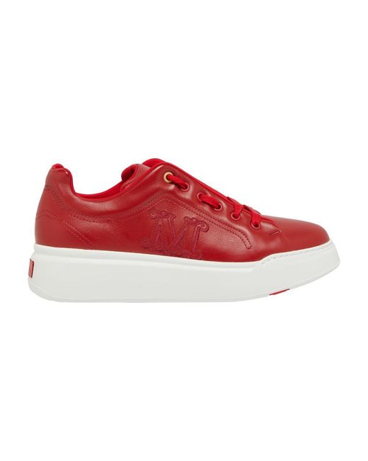 Max Mara Red Maxicny Sneakers