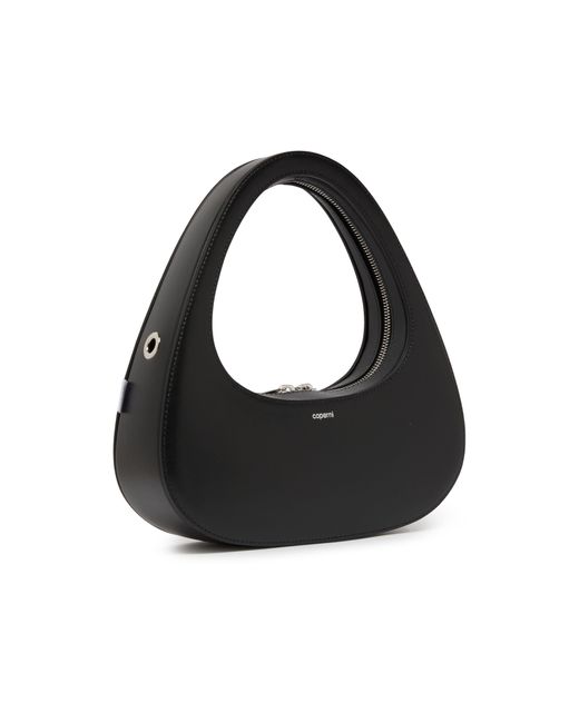 Coperni Black Swipe Baguette Bag With Shoulder Strap