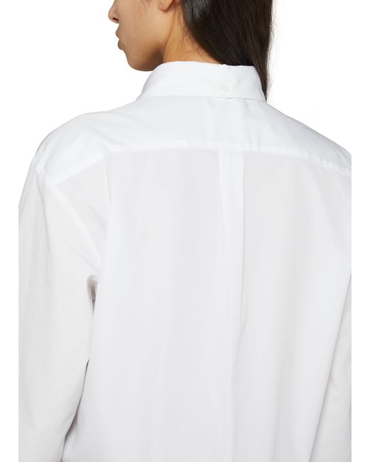Chemise cropped 4G Givenchy en coloris White