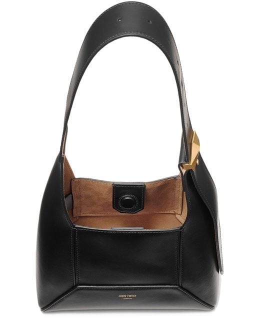 Jimmy Choo Black Hobo Diamond Bag