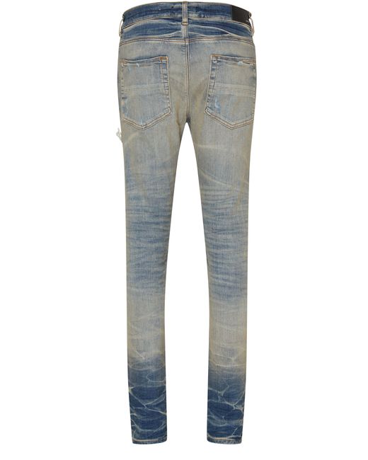 Amiri MX1 Jeans Skinny Fit Bandana Jacquard in Blue für Herren