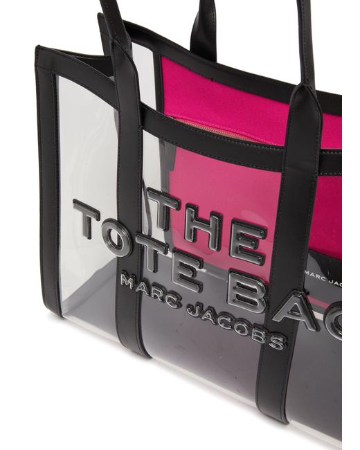 Sac The Clear Large Tote bag Marc Jacobs en coloris Pink