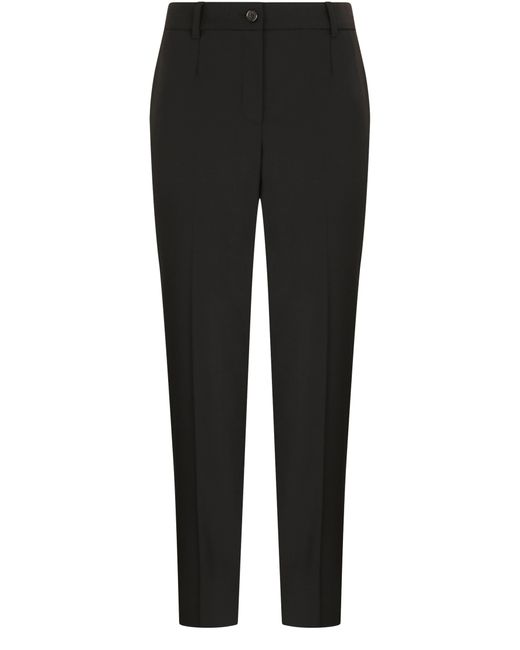 Dolce & Gabbana Black Woolen Pants