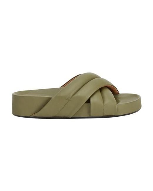 Atp Atelier Green Airali Nappa Everyday Sandals