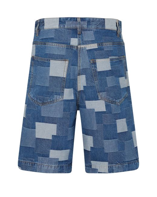 A.P.C. Blue Helio Shorts for men