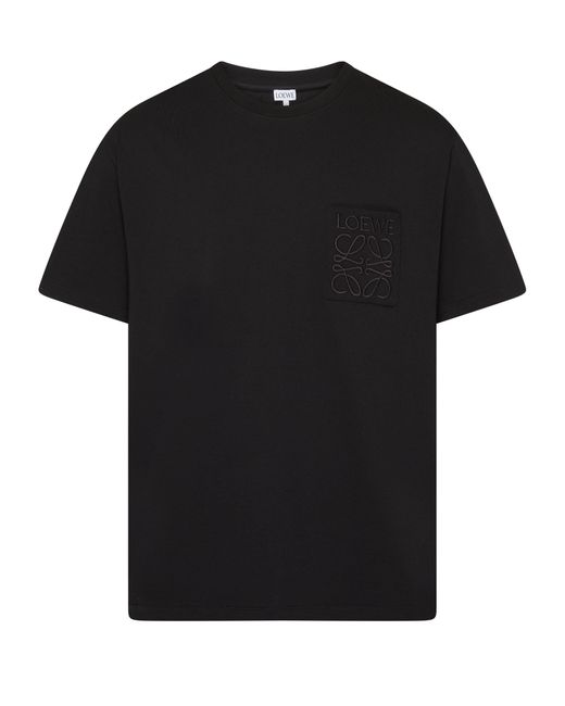 Loewe Baumwoll-T-Shirt Relaxed Fit in Black für Herren