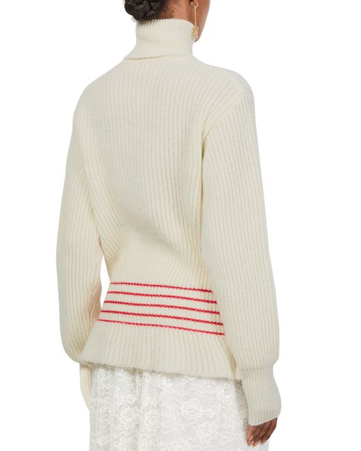 Pull À Col Roulé Chloé en coloris White