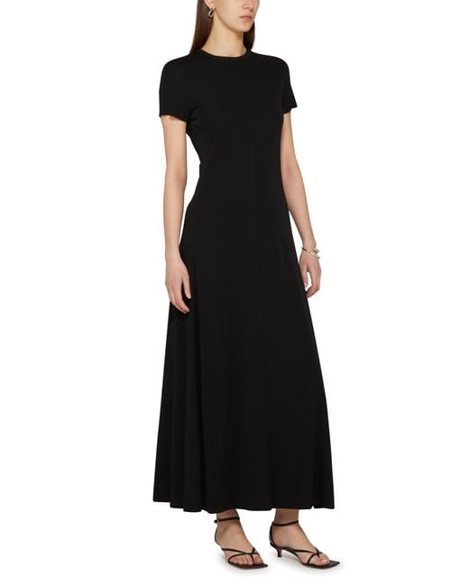 Totême  Black Weich fließendes Kleid aus Jersey