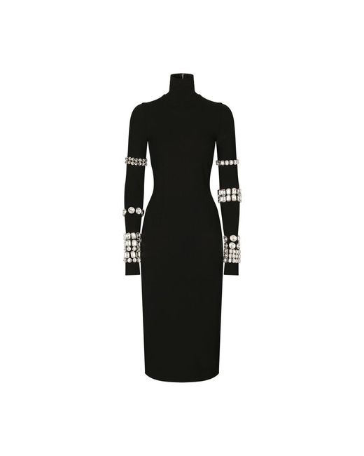Dolce & Gabbana Black Kim Calf-length Dress
