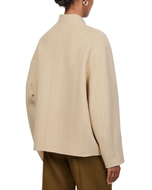 Soeur Natural Windsor Wool Coat