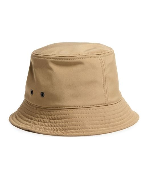 Moncler Natural Logo Bucket Hat