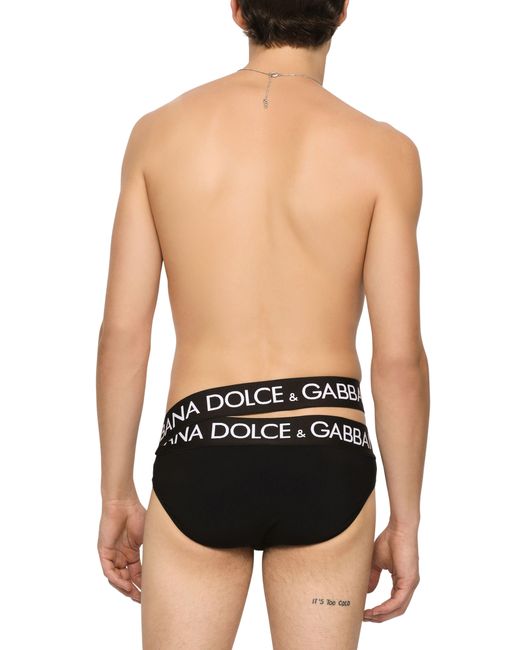 Dolce & Gabbana Black Speedo Alto for men