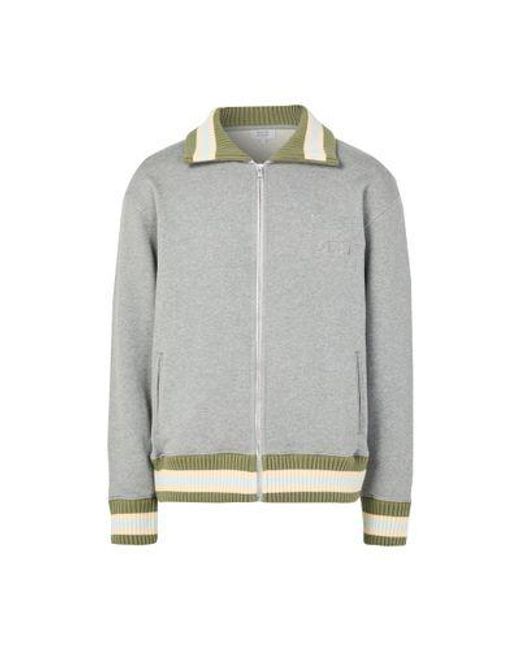 Maison Kitsuné Varsity-Jacke Mit Reißverschluss in Gray für Herren