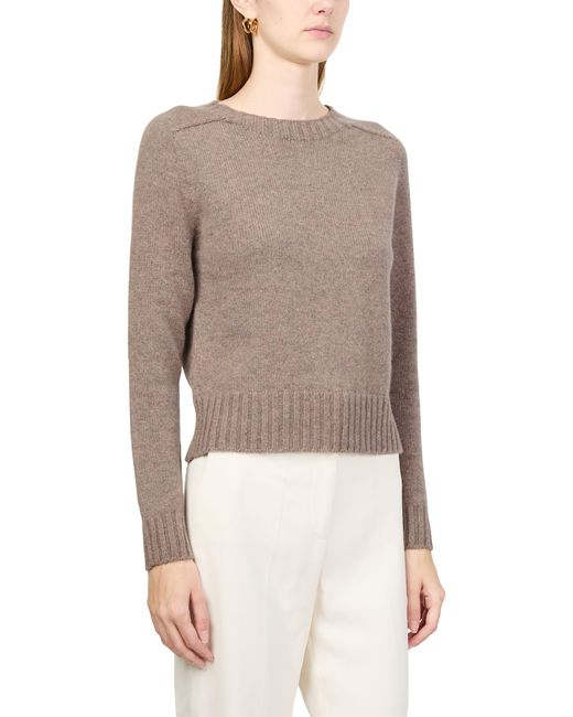 Pull À Col Rond En Cachemire Bompard en coloris Brown