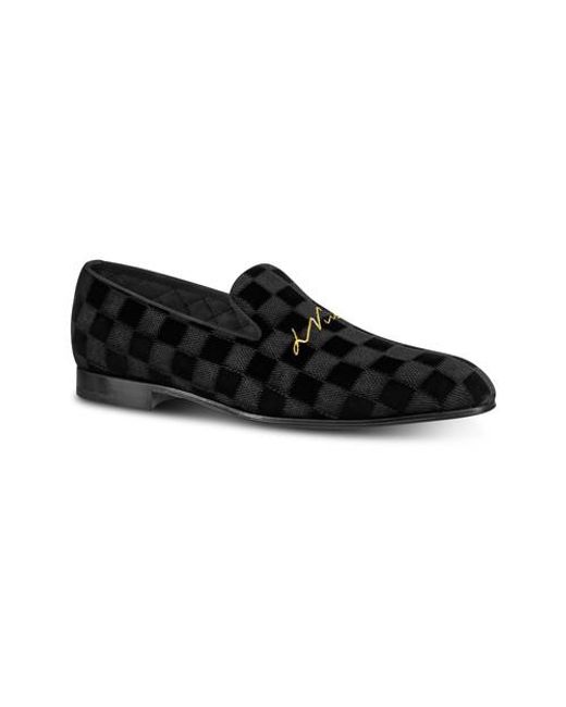 Louis Vuitton Black Auteuil Slipper for men