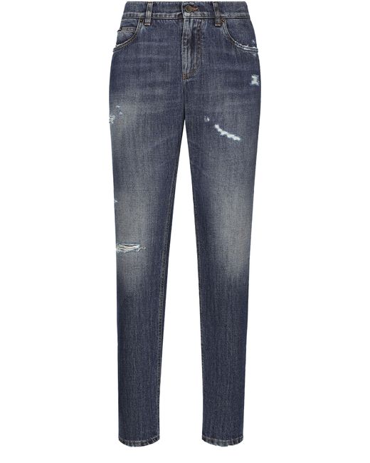 Dolce & Gabbana Regular-fit Blue Wash Jeans for men
