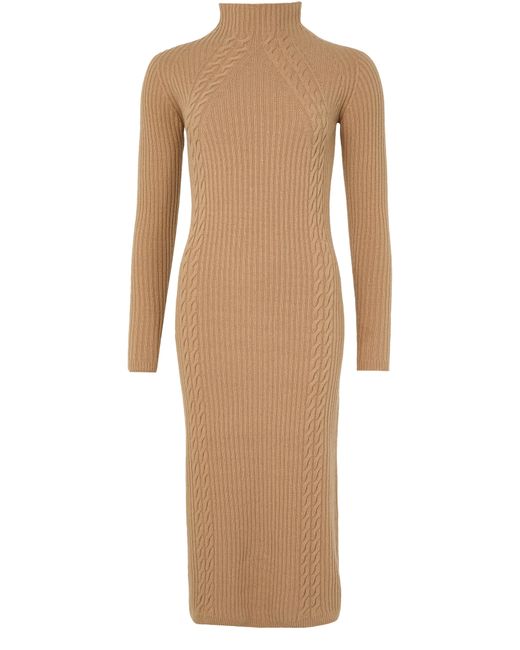 Max Mara Natural Zella Knitted Dress