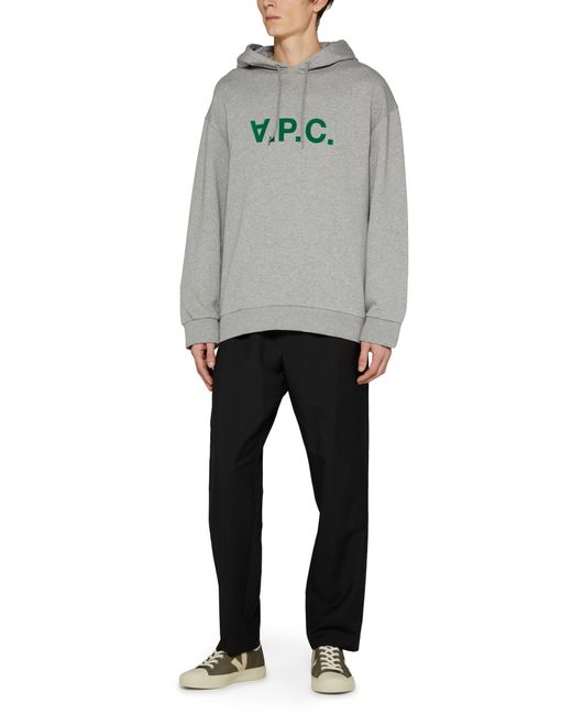 Sweatshirt à capuche Milo A.P.C. pour homme en coloris Gray