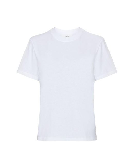 AMI White Ami De Coeur T-shirt