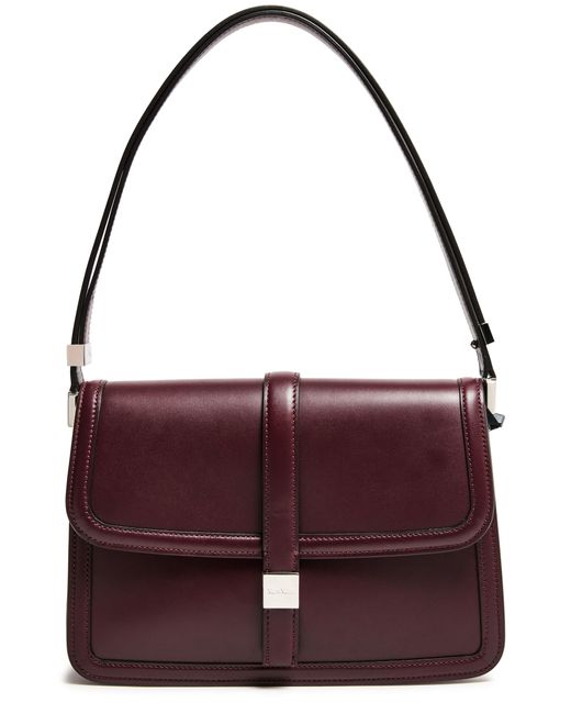 Max Mara Purple Schultertasche Bianca