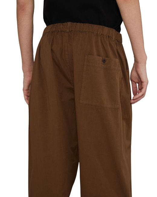 Lemaire Brown Relaxed Pants for men