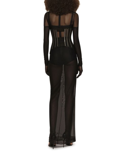 Dolce & Gabbana Black Kim Dolce&Gabbana Floor-Length Dress
