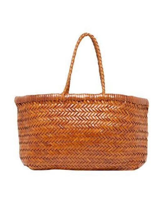 Dragon Diffusion Brown Flat Gora Mini Handbag