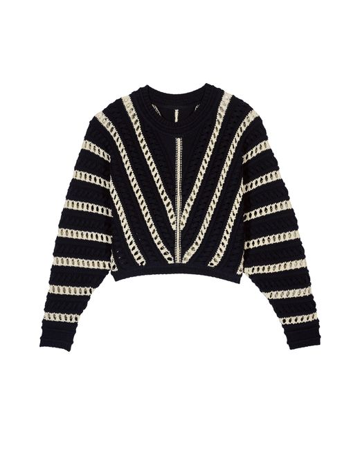 Ba&sh Black Round-Neck Knitwear