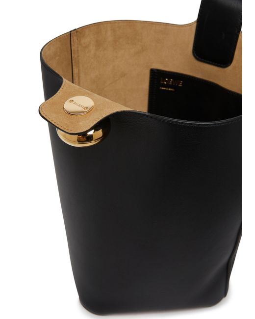 Loewe Brown Pebble Bucket Bag